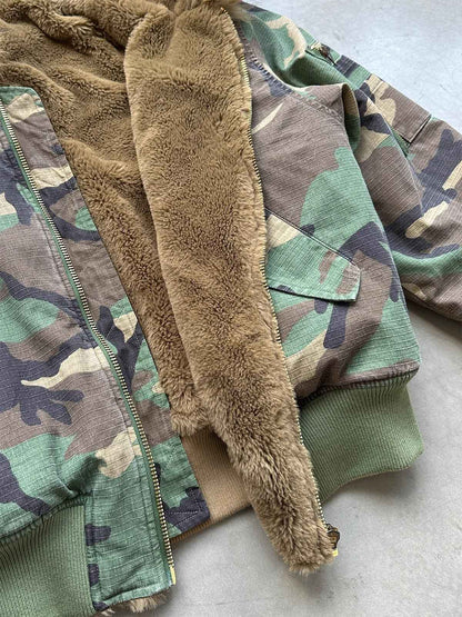ARCHIVE_04 : REVERSIBLE CAMO FUR JACKET