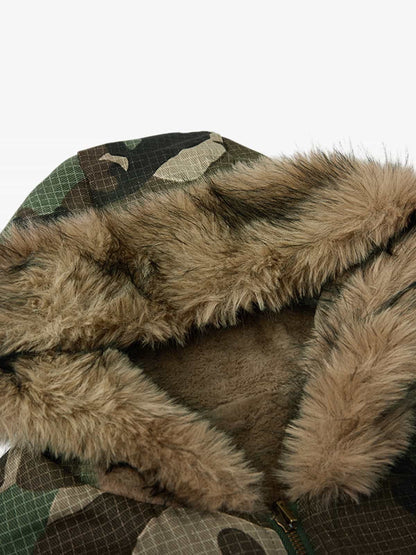 ARCHIVE_04 : REVERSIBLE CAMO FUR JACKET