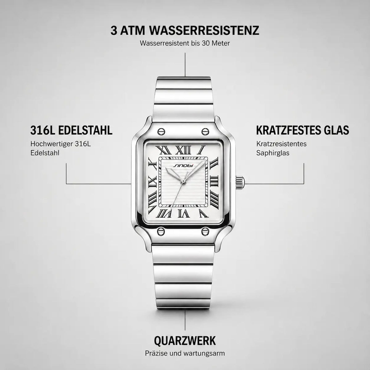 SQUARE ICE WATCH