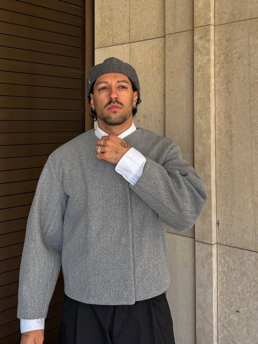 ARCHIVE_15 : OBLIQUE CROP JACKET