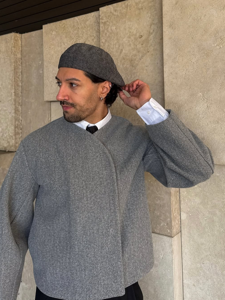 ARCHIVE_15 : OBLIQUE CROP JACKET