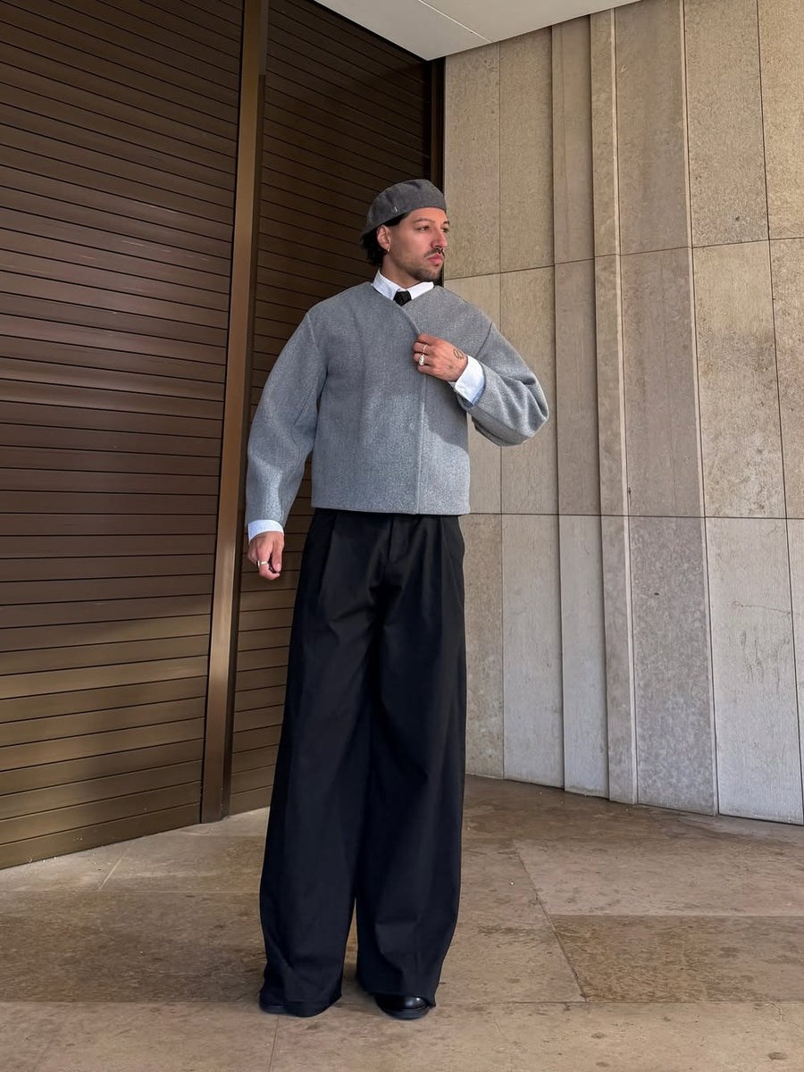 ARCHIVE_15 : OBLIQUE CROP JACKET