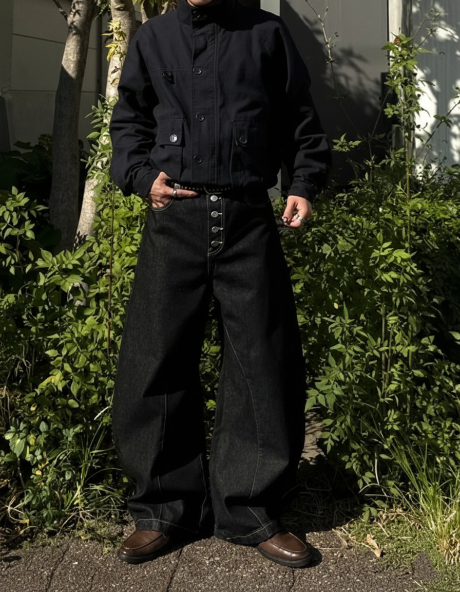 ARCHIVE_01 : BALLOON_STRUCTURE DENIM