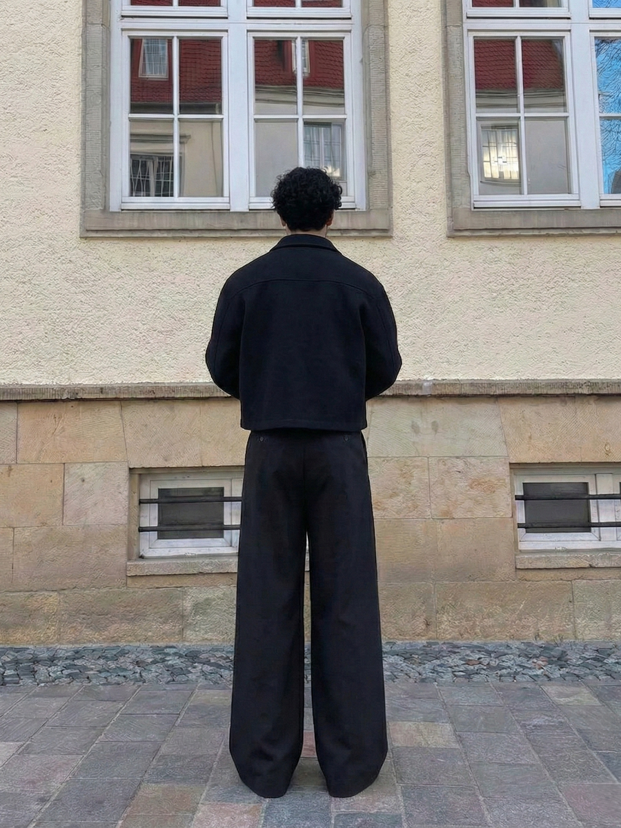 ARCHIVE_15 : OBLIQUE CROP JACKET