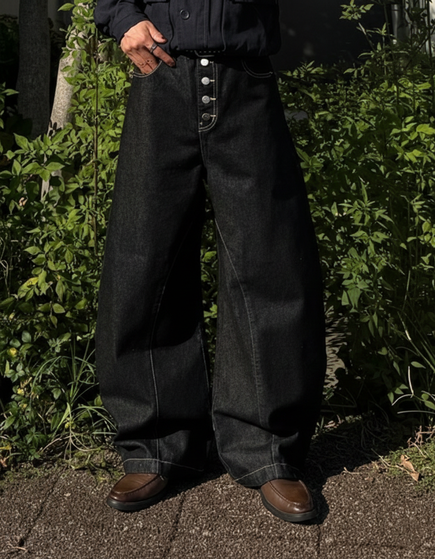 ARCHIVE_01 : BALLOON_STRUCTURE DENIM