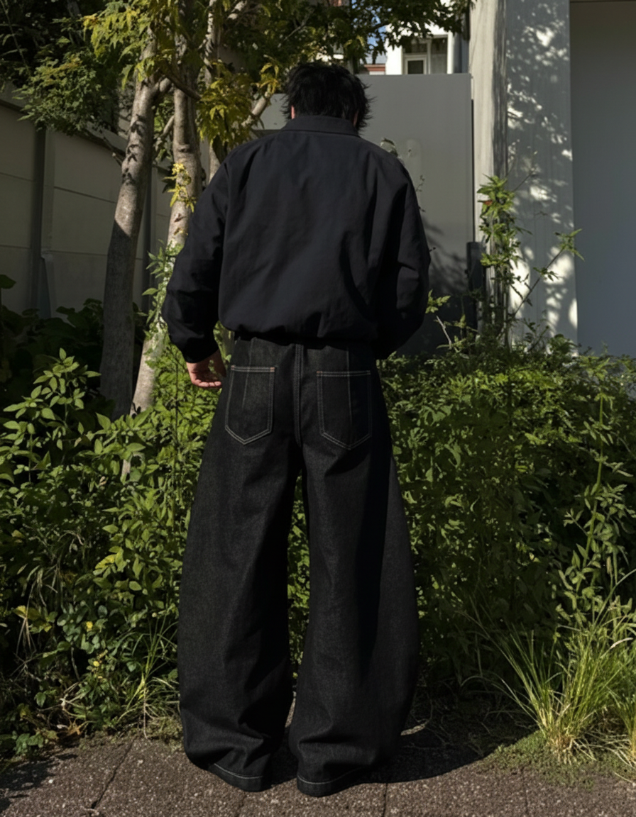 ARCHIVE_01 : BALLOON_STRUCTURE DENIM