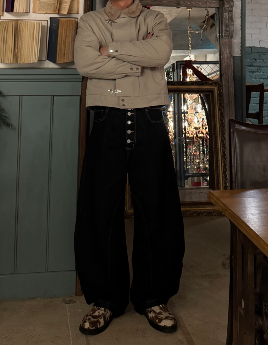 ARCHIVE_01 : BALLOON_STRUCTURE DENIM