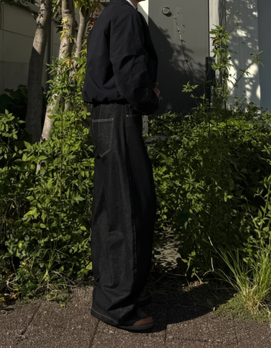 ARCHIVE_01 : BALLOON_STRUCTURE DENIM